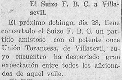 Parte de una reseña de La Región del 26 de Mayo de 1933 relativa a la Unión Torancesa.